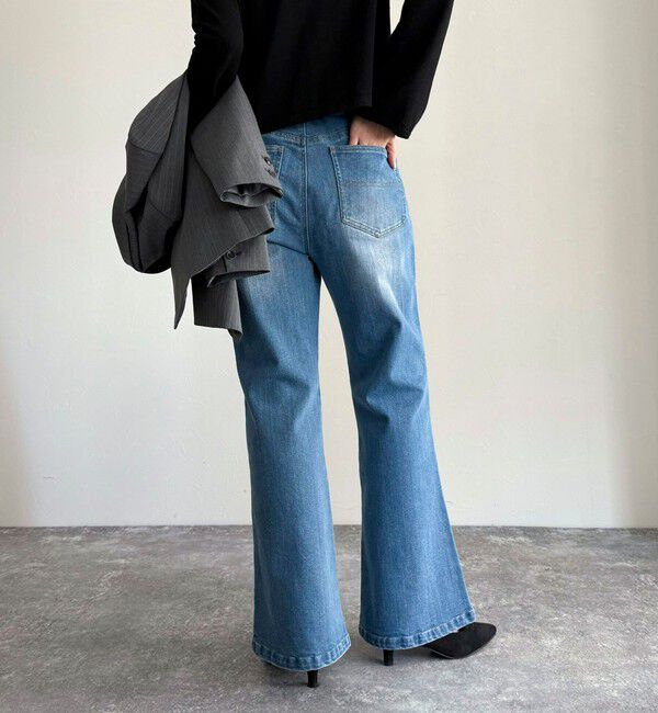 fredy emue「【haru企画】フレアデニムパンツ」|デニム|