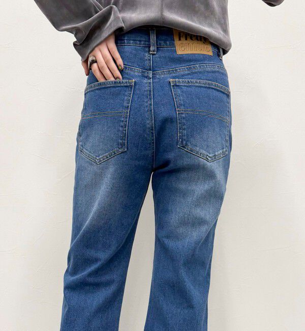 fredy emue「【haru企画】フレアデニムパンツ」|デニム|