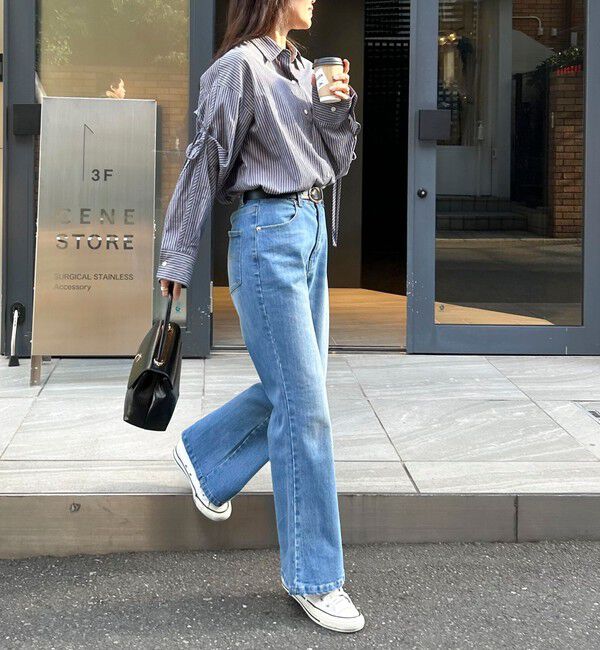 fredy emue「【haru企画】フレアデニムパンツ」|デニム|