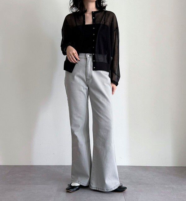 fredy emue「【haru企画】フレアデニムパンツ」|デニム|