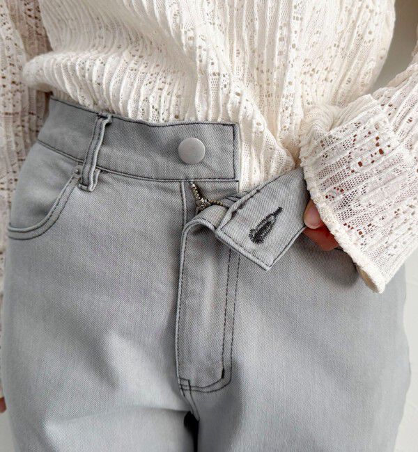 fredy emue「【haru企画】フレアデニムパンツ」|デニム|