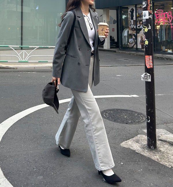 fredy emue「【haru企画】フレアデニムパンツ」|デニム|