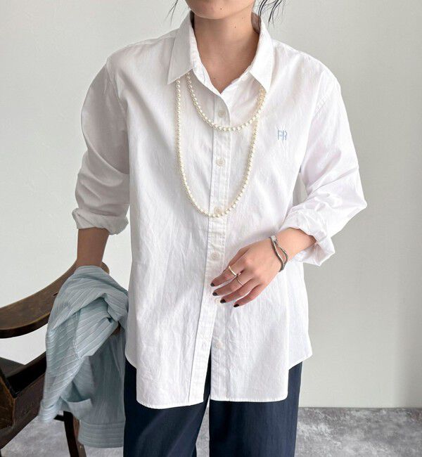 fredy emue「FR刺繍オックスコンパクトシャツ」|シャツ・ブラウス|