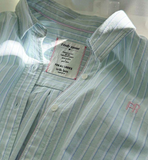 fredy emue「FR刺繍オックスコンパクトシャツ」|シャツ・ブラウス|