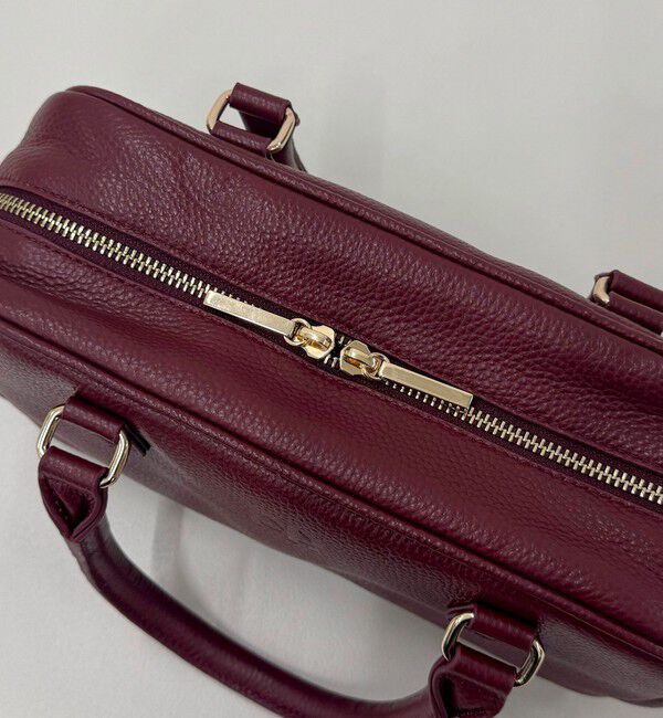 fredy emue「FR横長レザーボストンバッグ」|ショルダー・メッセンジャー|