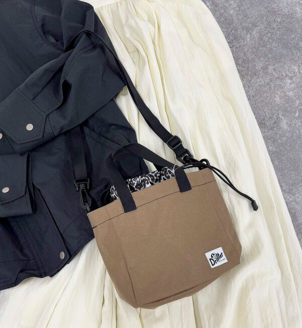 fredy emue「【Drifter/ドリフター】キューブ巾着トートバッグ（TOLEDO）」|ショルダー・メッセンジャー|ベージュ