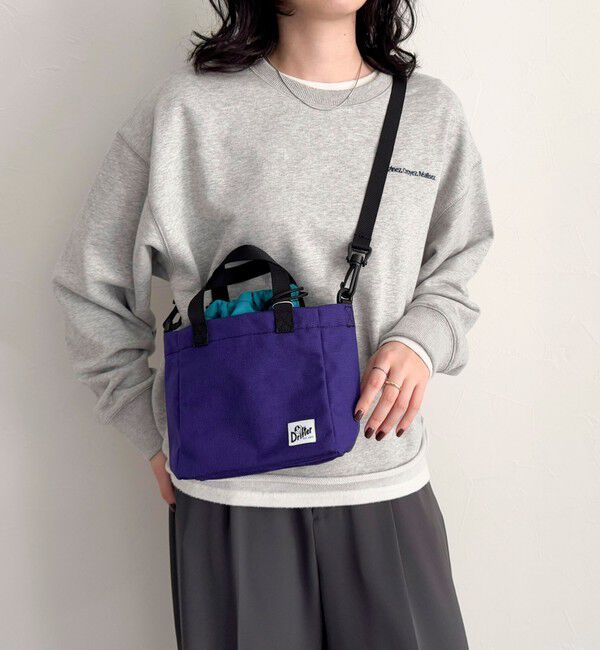 fredy emue「【Drifter/ドリフター】キューブ巾着トートバッグ（TOLEDO）」|ショルダー・メッセンジャー|パープル系その他