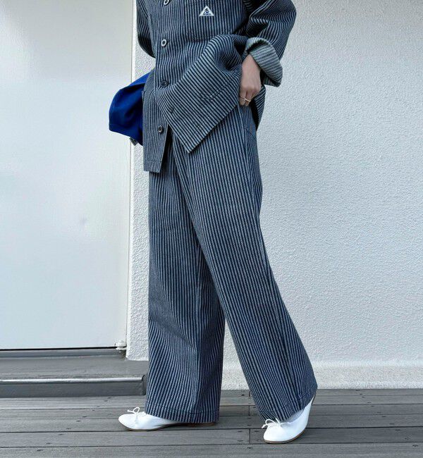 fredy emue「【GEVACO/ゲバコ】《セットアップ対応》タックロングパンツ」|チノ|