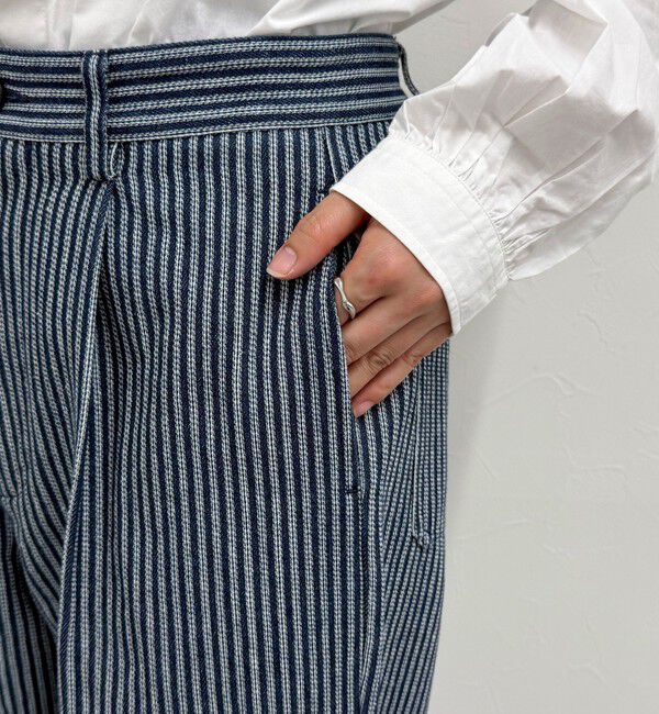 fredy emue「【GEVACO/ゲバコ】《セットアップ対応》タックロングパンツ」|チノ|