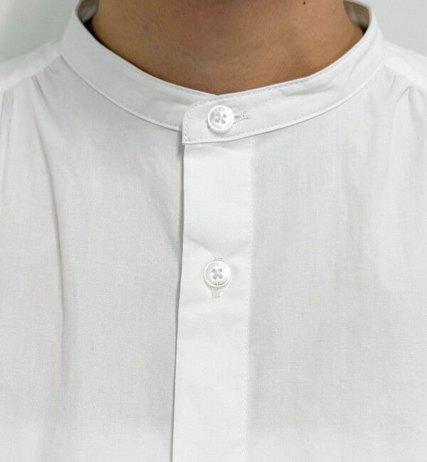 fredy emue「【GEVACO/ゲバコ】バンドカラーロングスリーブシャツ」|シャツ・ブラウス|