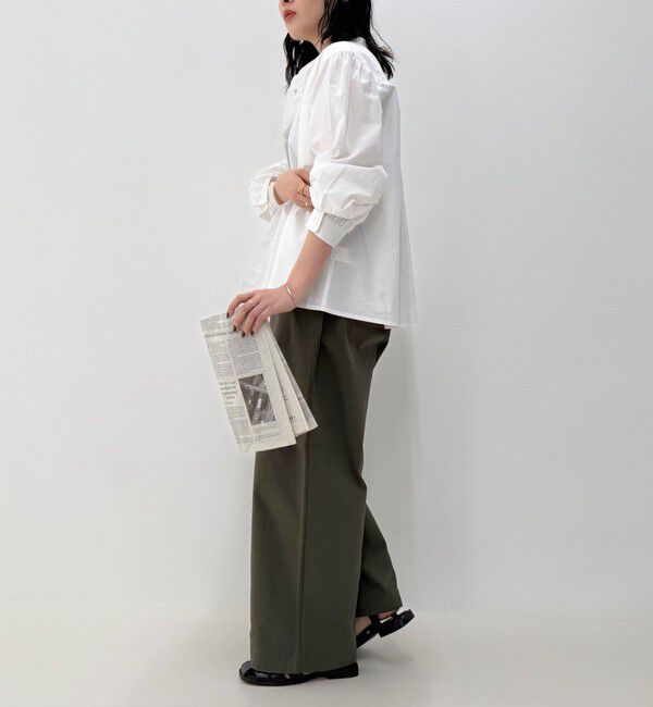 fredy emue「【GEVACO/ゲバコ】バンドカラーロングスリーブシャツ」|シャツ・ブラウス|