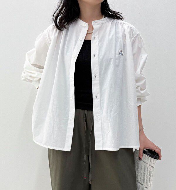 fredy emue「【GEVACO/ゲバコ】バンドカラーロングスリーブシャツ」|シャツ・ブラウス|