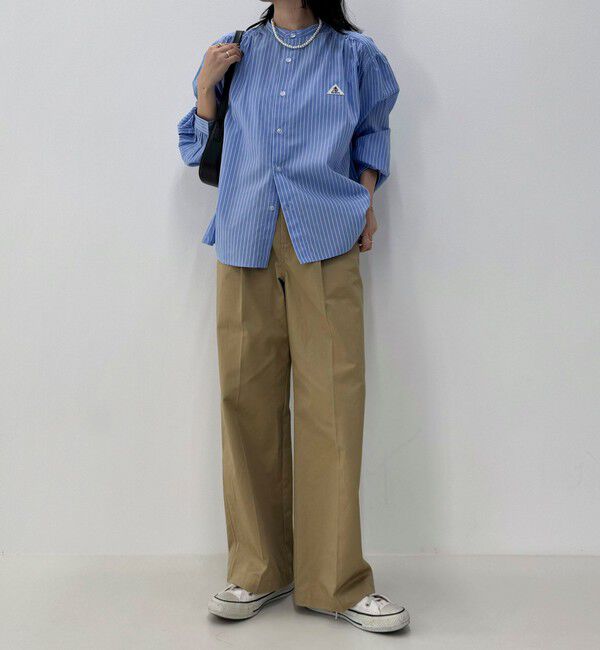 fredy emue「【GEVACO/ゲバコ】バンドカラーロングスリーブシャツ」|シャツ・ブラウス|