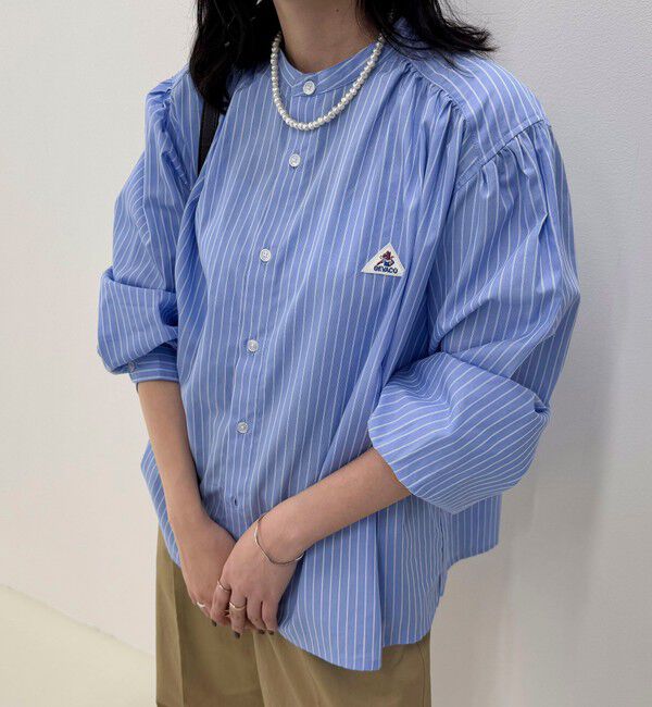 fredy emue「【GEVACO/ゲバコ】バンドカラーロングスリーブシャツ」|シャツ・ブラウス|