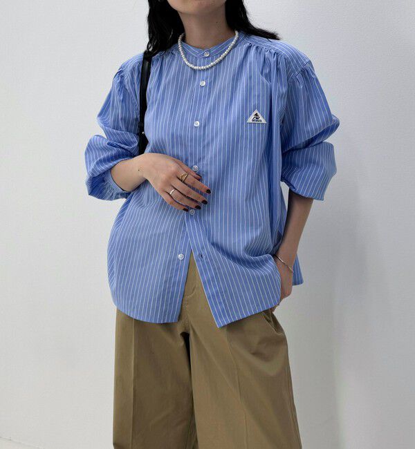 fredy emue「【GEVACO/ゲバコ】バンドカラーロングスリーブシャツ」|シャツ・ブラウス|