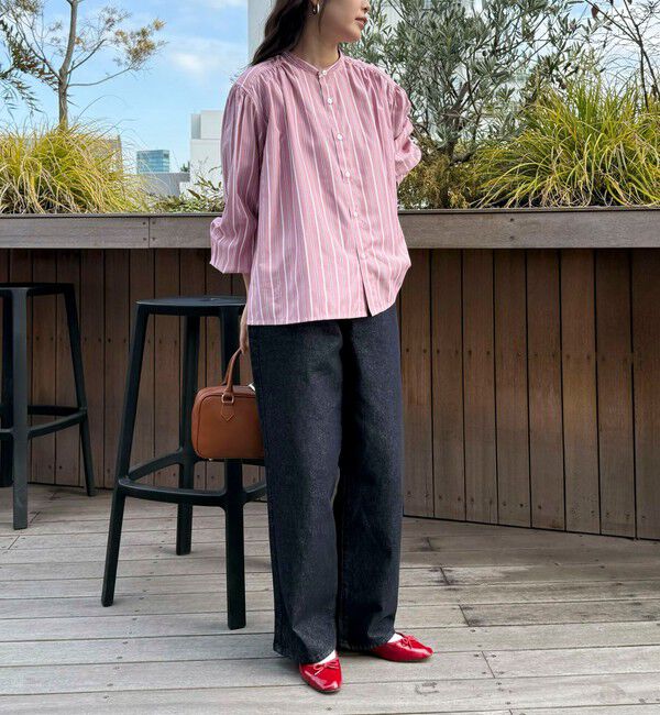 fredy emue「【GEVACO/ゲバコ】バンドカラーロングスリーブシャツ」|シャツ・ブラウス|