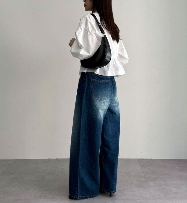 fredy emue「クロップドウエストギャザーブラウス」|シャツ・ブラウス|