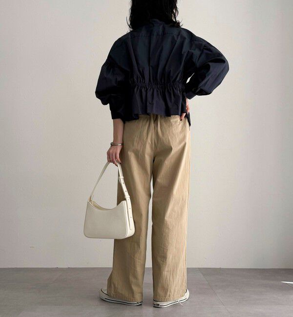 fredy emue「クロップドウエストギャザーブラウス」|シャツ・ブラウス|