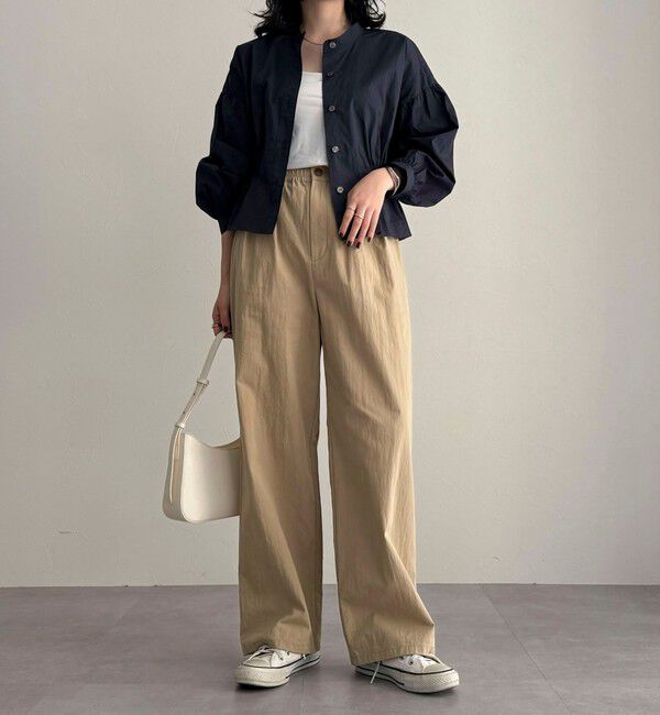 fredy emue「クロップドウエストギャザーブラウス」|シャツ・ブラウス|