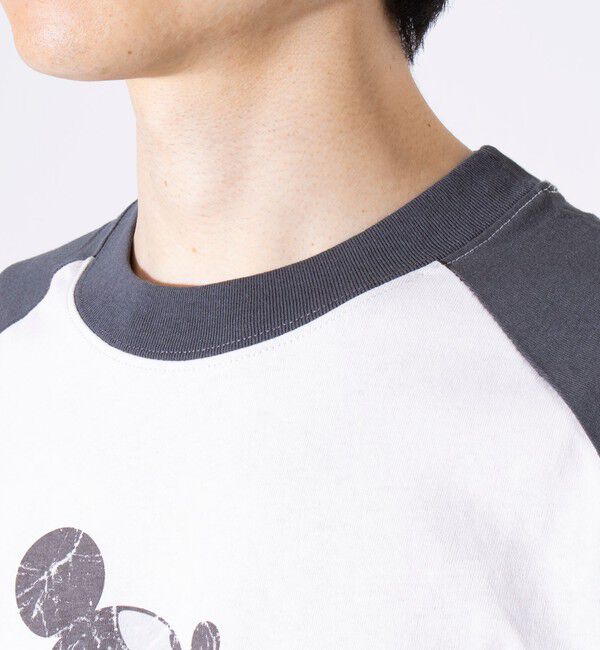 GLOSTER「【Disney】【TOM&JERRY】ピグメント/ラグランスリーブ プリントTシャツ 」|Tシャツ・カットソー|