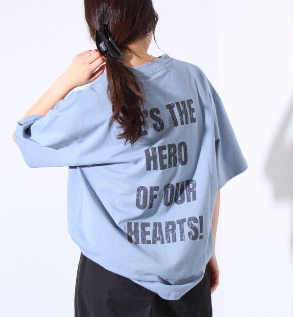 GLOSTER「【Disney】【TOM&JERRY】ピグメント/ラグランスリーブ プリントTシャツ 」|Tシャツ・カットソー|