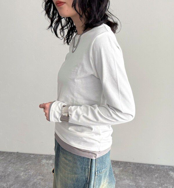 fredy emue「ハイツイストコットンコンパクトロンTシャツ」|Tシャツ・カットソー|