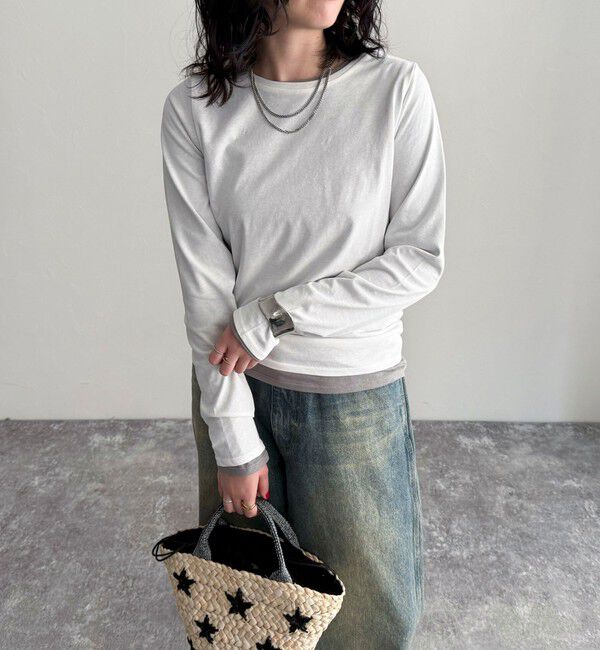 fredy emue「ハイツイストコットンコンパクトロンTシャツ」|Tシャツ・カットソー|