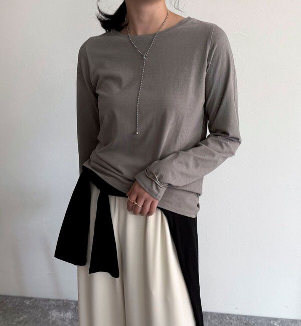 fredy emue「ハイツイストコットンコンパクトロンTシャツ」|Tシャツ・カットソー|