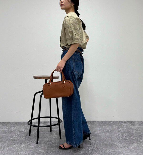 fredy emue「【WEB限定カラーあり】コットンリップルハート刺繍ブラウス」|シャツ・ブラウス|