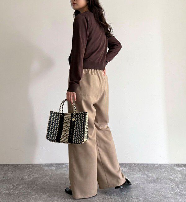 fredy emue「ドライスラブストレートイージーパンツ」|チノ|