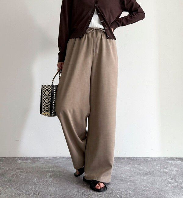 fredy emue「ドライスラブストレートイージーパンツ」|チノ|