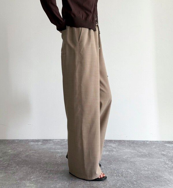 fredy emue「ドライスラブストレートイージーパンツ」|チノ|