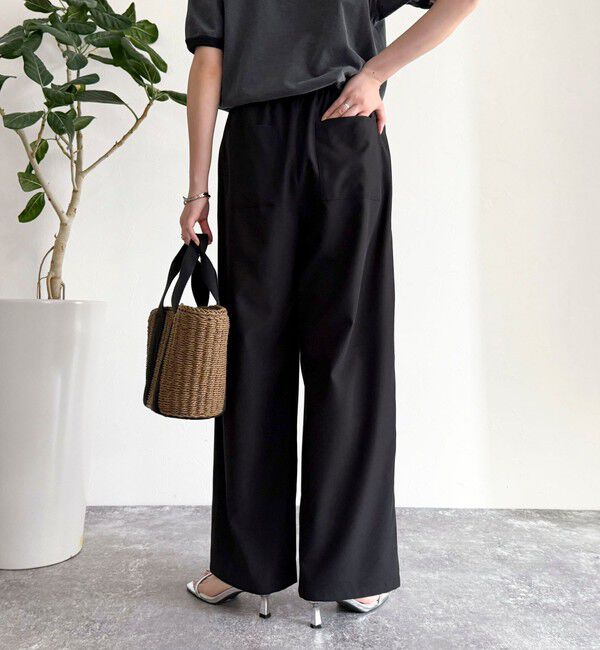 fredy emue「ドライスラブストレートイージーパンツ」|チノ|