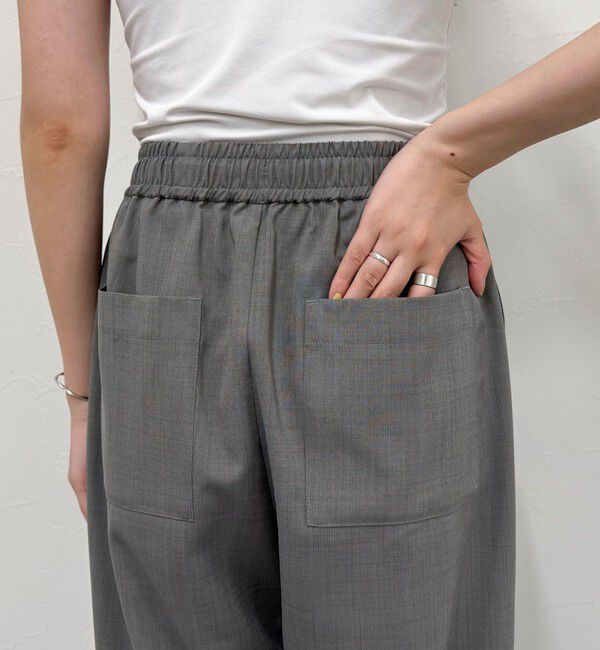 fredy emue「ドライスラブストレートイージーパンツ」|チノ|