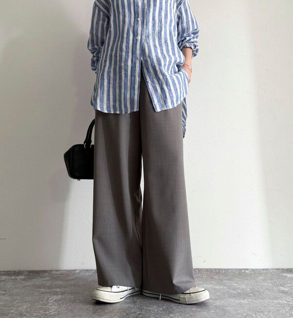 fredy emue「ドライスラブストレートイージーパンツ」|チノ|