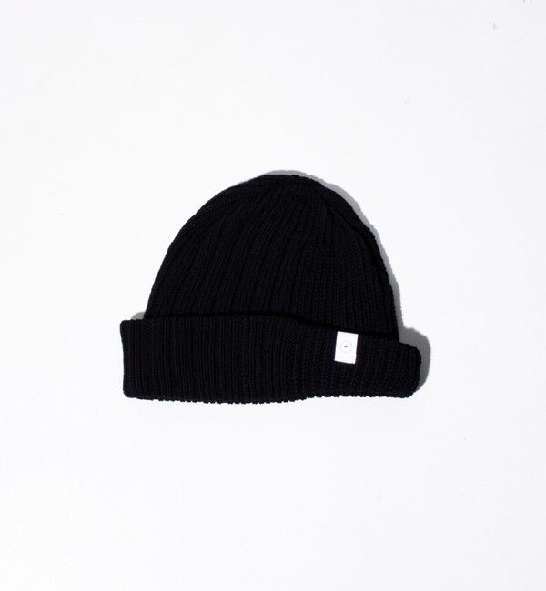 GLOSTER「【halo Commodity/ハロ コモディティー】Huron Watch ワッチ ニット帽」|ニット帽|ブラック