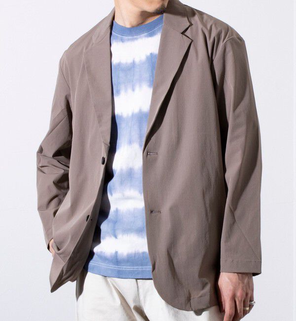 GLOSTER「【GLOSTER/グロスター】N/PU 接触冷感 フレッシュジャケット テーラードジャケット」|テーラードジャケット|