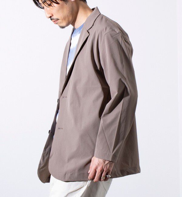 GLOSTER「【GLOSTER/グロスター】N/PU 接触冷感 フレッシュジャケット テーラードジャケット」|テーラードジャケット|
