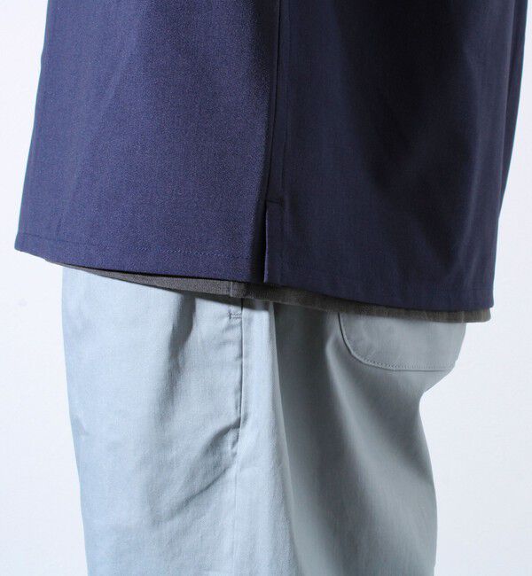 GLOSTER「【GLOSTER/グロスター】フレンチブルドッグ刺繍 COOLMAX オープンカラーシャツ」|シャツ・ブラウス|