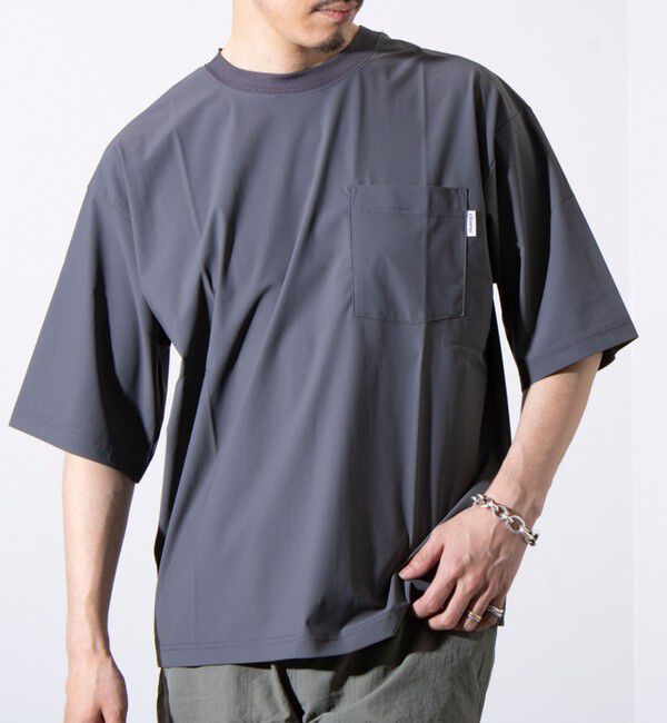 GLOSTER「【GLOSTER/グロスター】N/PU 接触冷感 フレッシュオーバーTシャツ ポケT 」|Tシャツ・カットソー|