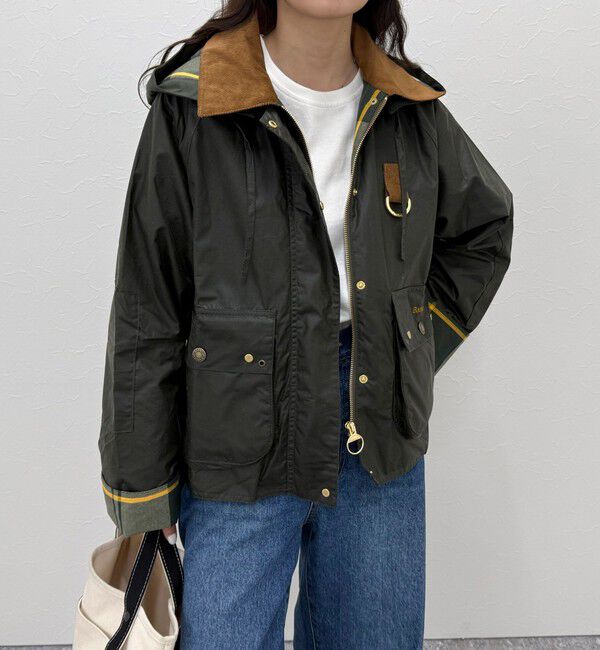 fredy emue「【barbour】erma wax jacket」|テーラードジャケット|