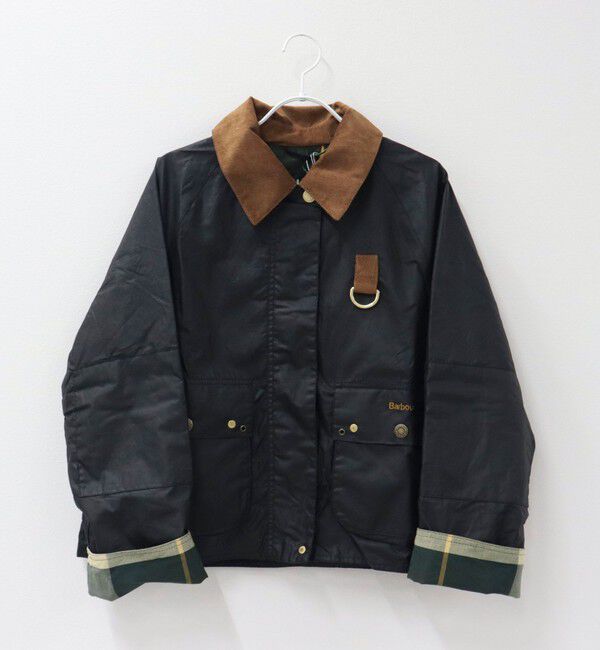 fredy emue「【barbour】erma wax jacket」|テーラードジャケット|ブラック