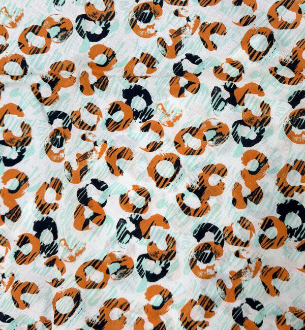 fredy emue「【POM Amsterdam／ポムアムステルダム】プリント三角ストール」|ストール|