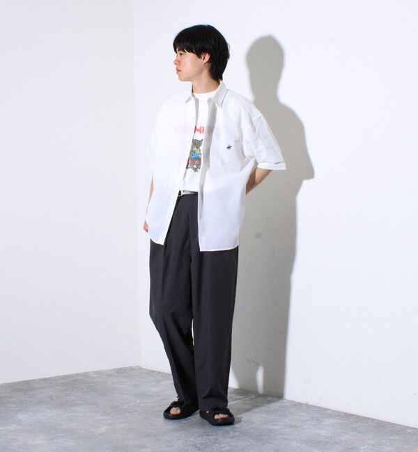 GLOSTER「【BEVERLY HILLS POLO CLUB】テックシアー速乾半袖シャツ」|シャツ・ブラウス|