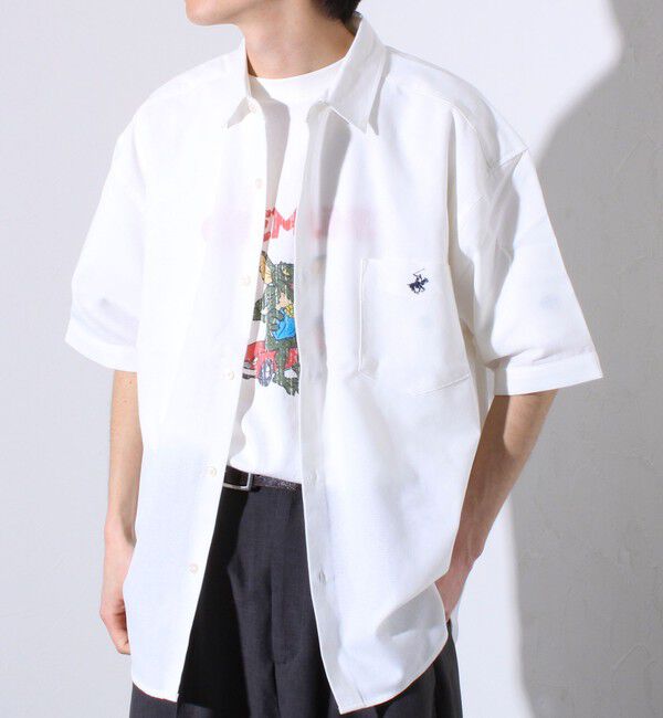 GLOSTER「【BEVERLY HILLS POLO CLUB】テックシアー速乾半袖シャツ」|シャツ・ブラウス|