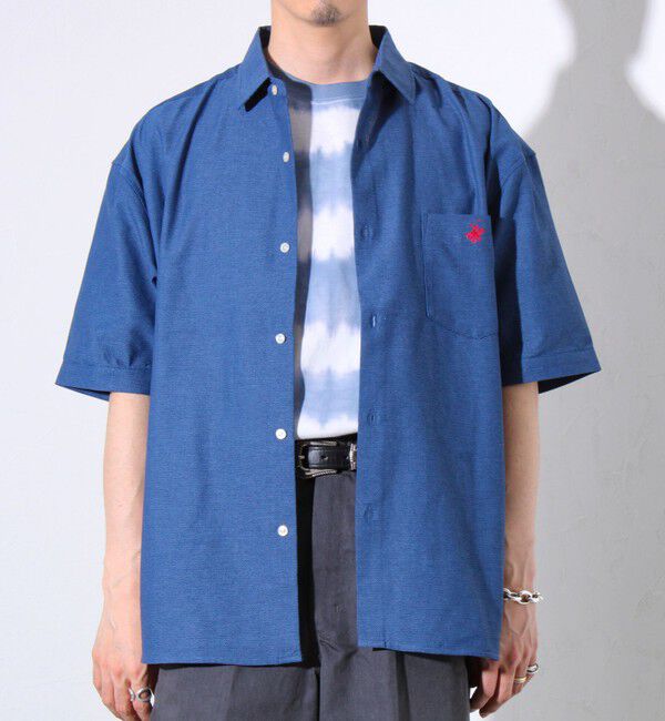 GLOSTER「【BEVERLY HILLS POLO CLUB】テックシアー速乾半袖シャツ」|シャツ・ブラウス|