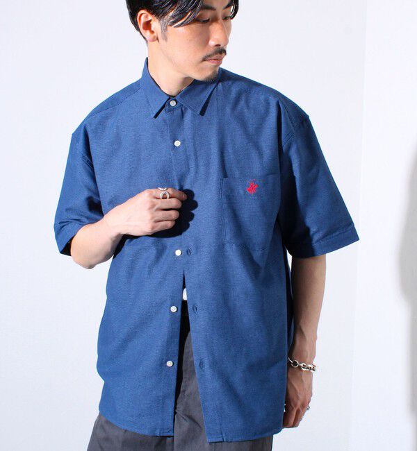 GLOSTER「【BEVERLY HILLS POLO CLUB】テックシアー速乾半袖シャツ」|シャツ・ブラウス|