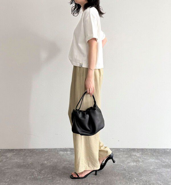 fredy emue「《セットアップ対応》RNギャザーイージーパンツ」|チノ|