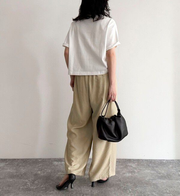 fredy emue「《セットアップ対応》RNギャザーイージーパンツ」|チノ|