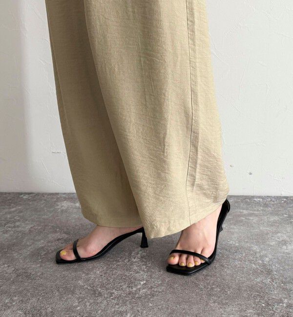 fredy emue「《セットアップ対応》RNギャザーイージーパンツ」|チノ|